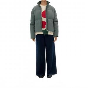 NEW THINKING MU gemma quilted jacket in green